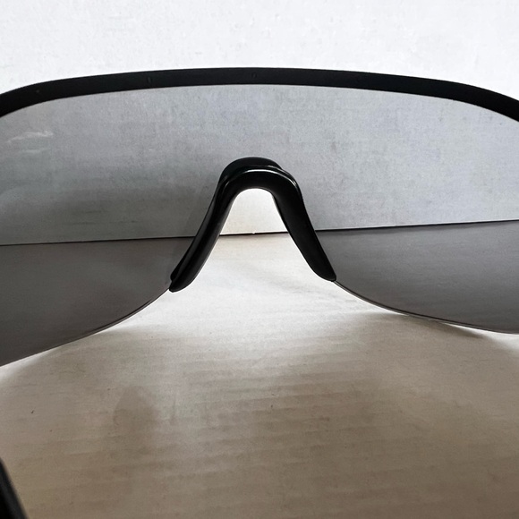 RARE Vintage 80’s Porsche Carrera “Yoko Ono” Shield Sunglasses - Picture 4 of 7